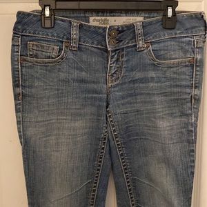 Charlotte Russe low rise, skinny boot jeans. Size 4